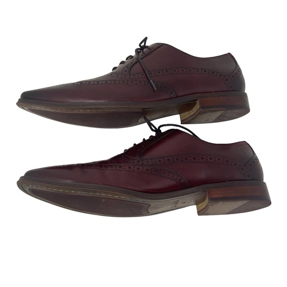 John White England Hercules Brown Leather Wingtip Lace Up Oxfords EU 44 US 10.5 main image 5